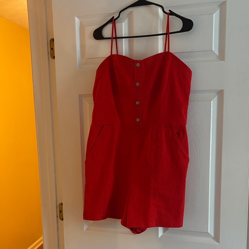 Copper Key Red Jumpsuit